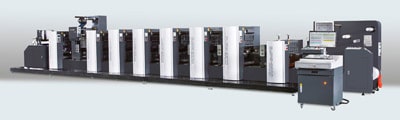Blick auf die Wanjie WJPS Offsetdruckmaschine (Quelle: Wanjie Europe) 