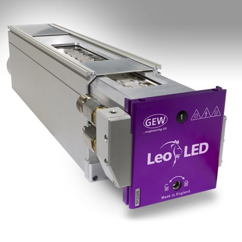HP-Etikett hat sich bewusst für LED-UV Trocknung von GEW entschieden (Quelle: GEW)