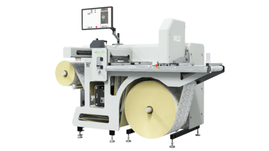 Die Schneide- und Inspektionsmaschine Grafotronic HI3 war die erste Maschine des Unternehmens bei Opal (Quelle: Graficon)