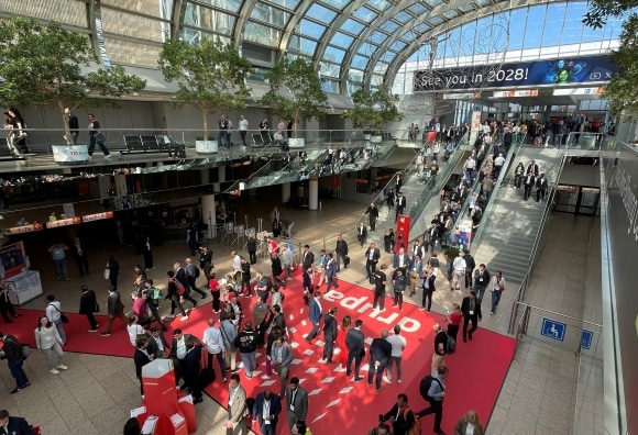 2020 war die Drupa wegen Corona ausgefallen. 2024 konnte die Messe an 11 Tagen wieder stattfinden.(Bild: Messe Düsseldorf)