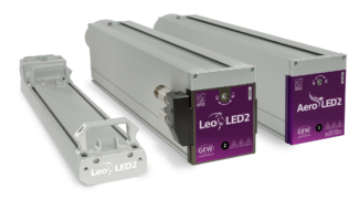 LeoLED2-STD, LeoLED2 Cassette und AeroLED2 (Quelle: GEW)