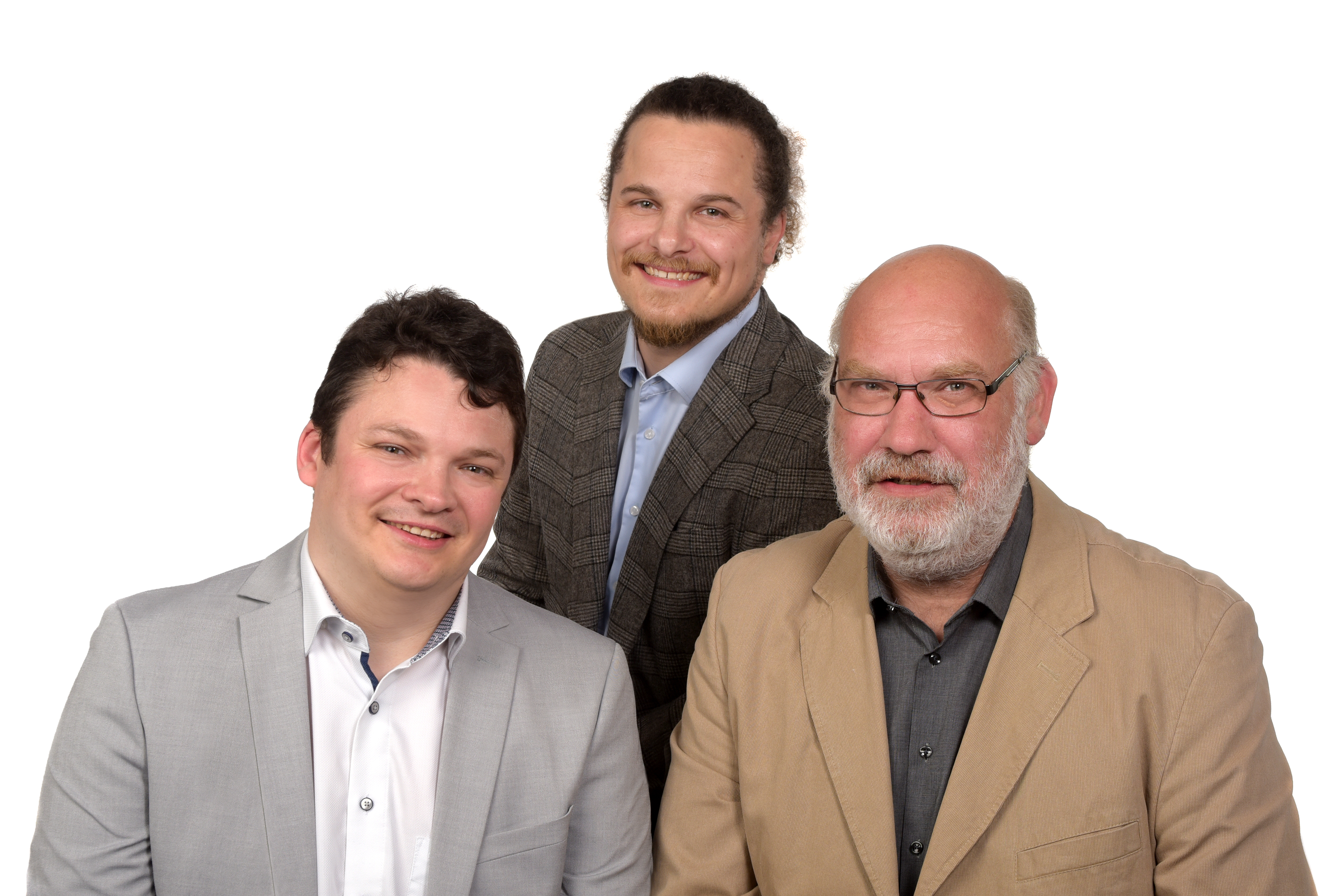 Die neue Geschäftsführung der Druckerei Kuhls GmbH: v.l. Timo Wolfsdorf, Philipp Wolfsdorf und Jürgen Schild (Quelle: Druckerei Kuhls)