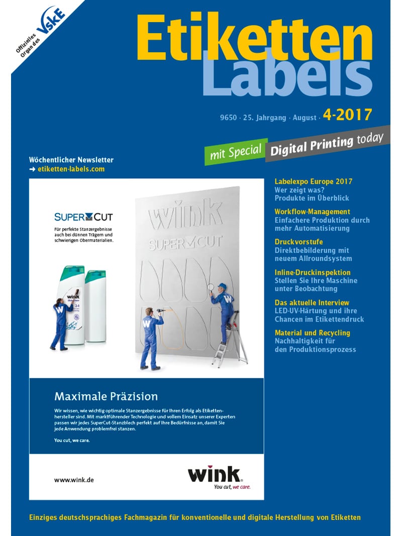 Produkt: Etiketten-Labels Digital 4/2017