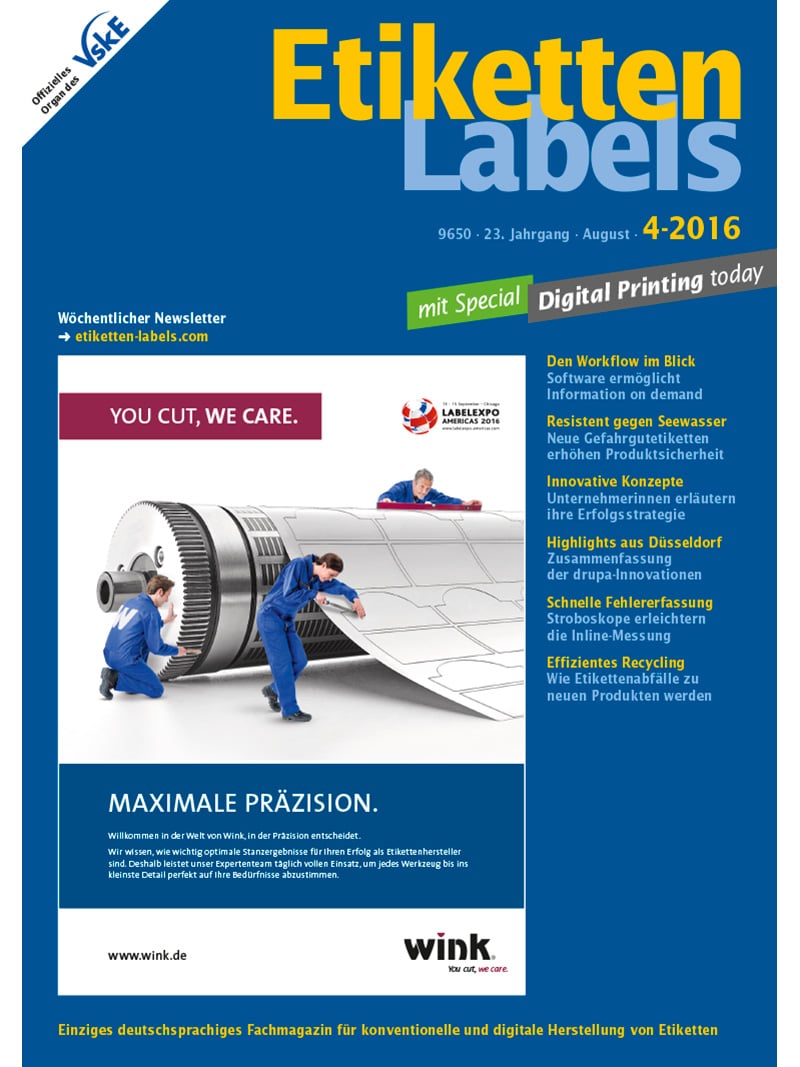 Produkt: Etiketten-Labels Digital 4/2016