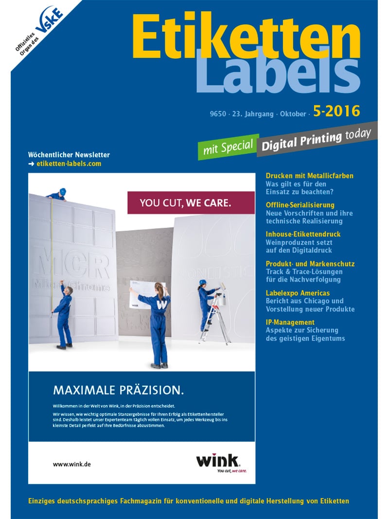 Produkt: Etiketten-Labels Digital 5/2016