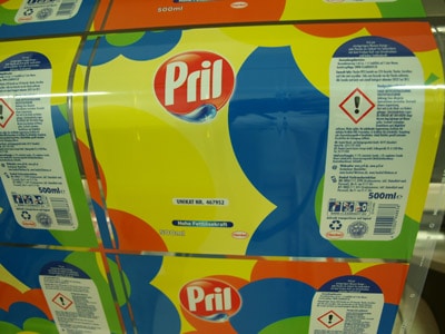 Pril Etikettenbahn