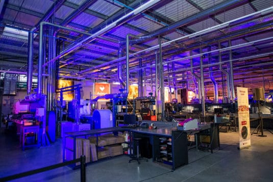 Innenansicht der neuen Adesa-Produktionsstätte