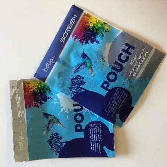 Houp.com produziert Premium-Beutel mit der Screen Truepress Jet L350UV + LM