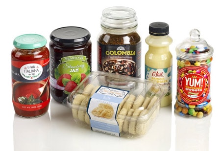 Produktbeispiel Lebensmitteletiketten (Quelle: Rotocontrol)