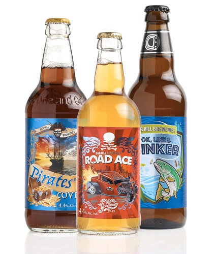 Produktbeispiel Bieretiketten, z.B. Craft-Biere in kleinen bis mittleren Auflagen