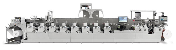 Die Bobst Master M5 bei Etimarkt ist mit zehn UV-Farbwerken ausgestattet (Quelle: Bobst)