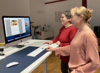 Susanne Daiber: „Wir haben heute 15 Mitarbeiterinnen von 36 und das in einem technischen, produzierenden Betrieb.“ (Quelle: Etiket Schiller)